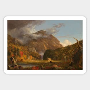 A View of the Mountain Pass Called the Notch of the White Mountans (Crawford Notch) by Thomas Cole Magnet